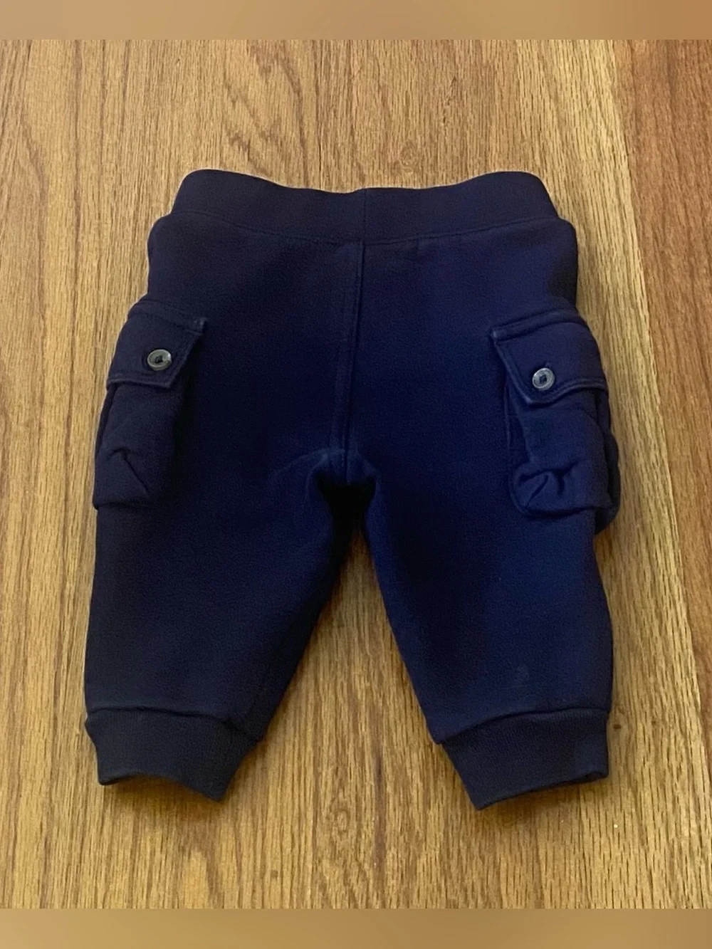 Ralph Lauren Red Polo With Cargo Jogger Pants Baby Boy Set